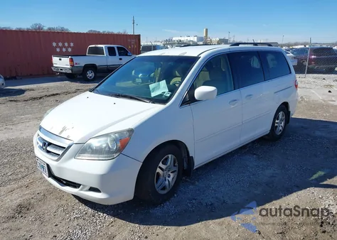 2007 Honda Odyssey Ex from USA, damaged, VIN 5FNRL38407B435264